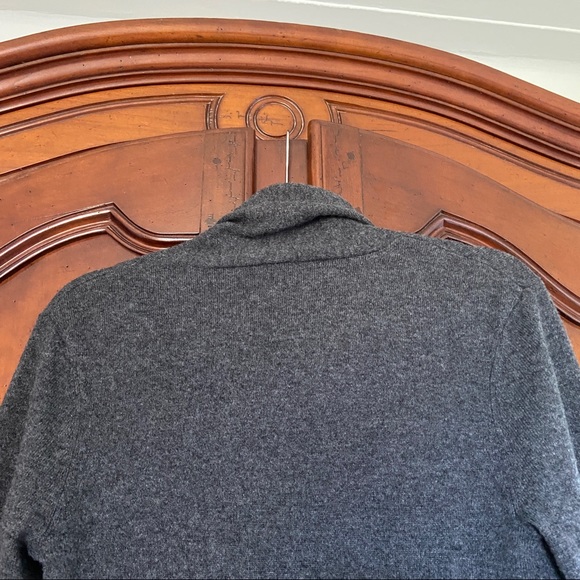 In Cashmere Classic All Season Open Front Wrap Cardigan - Picture 5 of 7